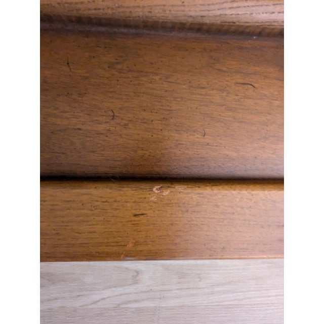 Vintage Mid-Century Modern Full or Queen Walnut Bed by White Furniture Company For Sale - Image 13 of 15