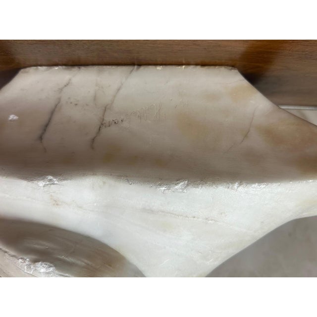 Egon Hillebrand, Marble Bust of a Woman, 1890s-1900s, Marble For Sale - Image 11 of 13