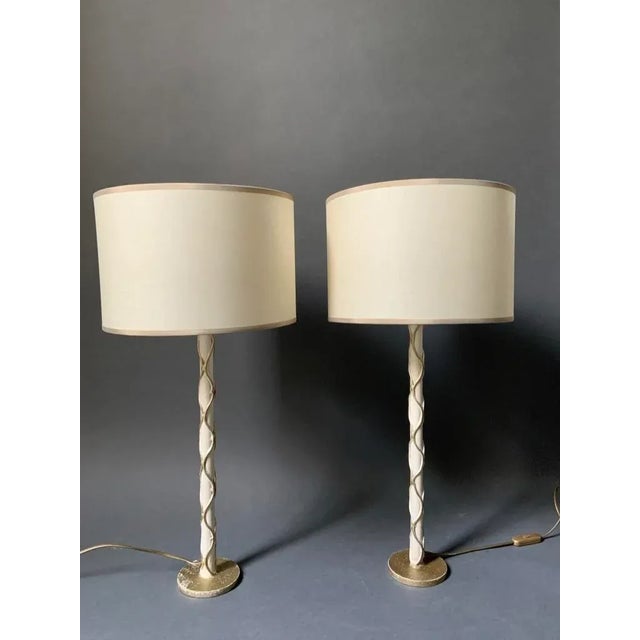 French Table Lamp, Set of 2 For Sale - Image 6 of 11