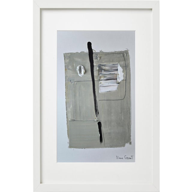 2020s Set of 4 - One-of-a-Kind Contemporary Abstract Original Neutral Color Palette Oil Paintings / Earth Tones For Sale - Image 5 of 11