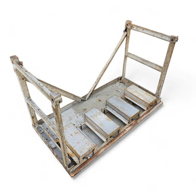 Industrial Iron Table, 1960s For Sale - Image 9 of 11