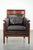 This luxurious Art Deco design armchair by Schuitema from the Decoforma series is finished in dark brown cowhide leather...