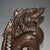 Bronze Antiqued Bronze Mythical Beast Sculpture - Dragon Figure Desk Decor For Sale - Image 8 of 9