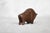 Vintage Danish Dark Teak Bison Figurine, 1960s For Sale - Image 6 of 9