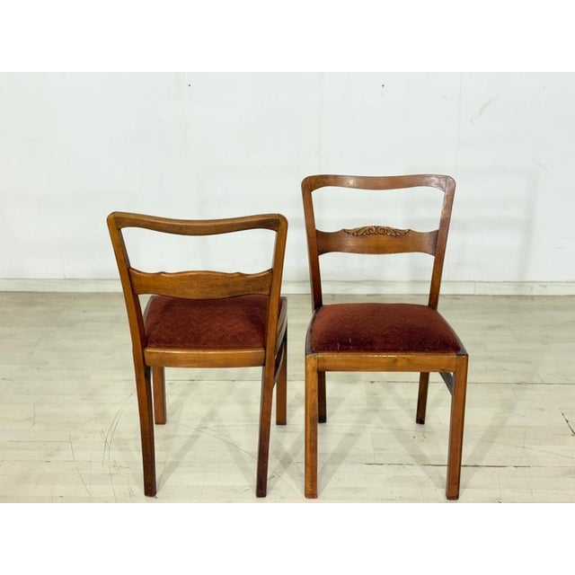 Art Nouveau Dining Chairs, 1920s, Set of 3 For Sale - Image 9 of 11