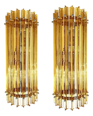 Murano Glass Wall Sconces by Simoeng, Set of 2