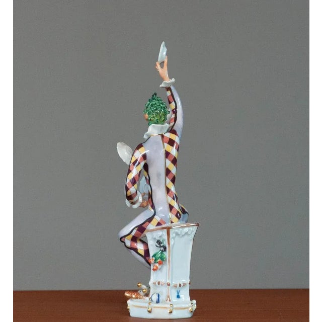 Vintage Porcelain Juggler Statue by Peter Strang for Meissen