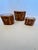 Magical trio of found vintage boxes transformed into hand painted and faux finished works of art by Princeton artist Karen...