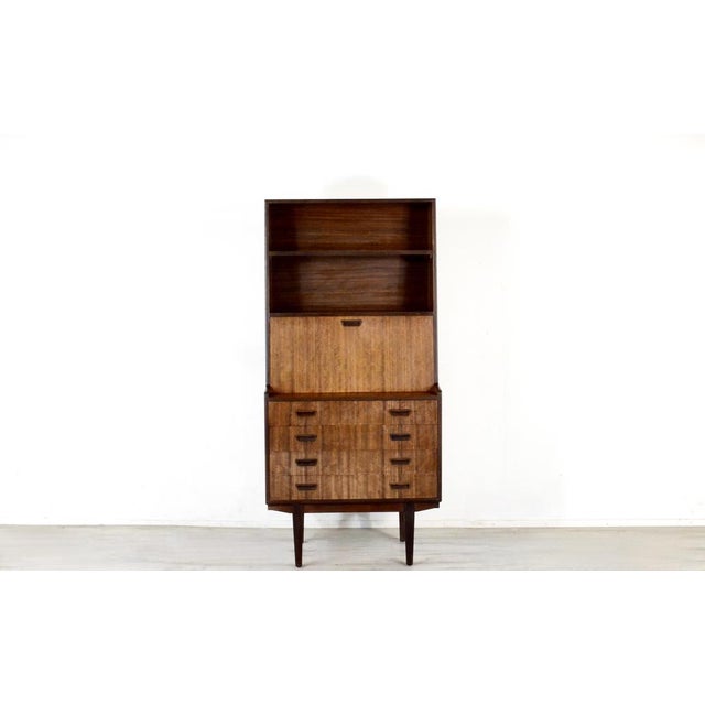 Mid-Century Modern Mid-Century Danish Teak Secretary For Sale - Image 3 of 9