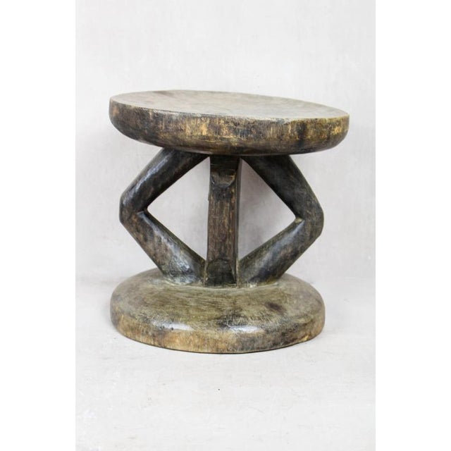 Tonga Stool in Wood For Sale - Image 5 of 5