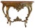 Vintage Golden Console Table For Sale - Image 3 of 7