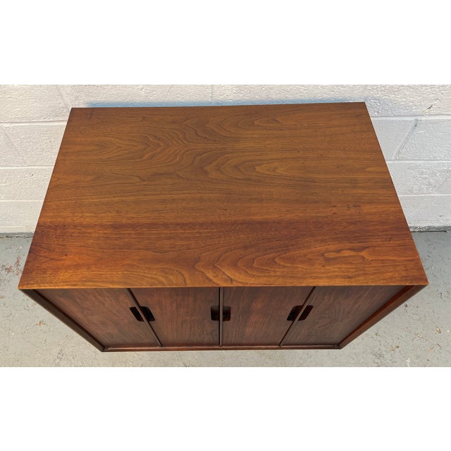 Wood Unique Mid-Century Modern Stereo Cabinet For Sale - Image 7 of 14