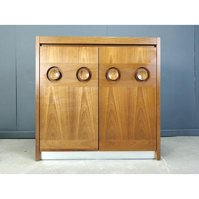 Vintage Brutalist Bar Cabinet, 1970s For Sale - Image 9 of 12