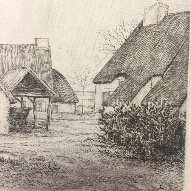Modern Jean-Emile Laboureur, The Duck Pond Edition of 42, 1920s, Etching For Sale - Image 3 of 6