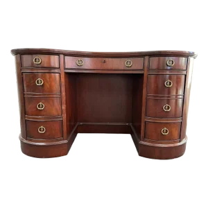 1990s Sligh Furniture "Kidney Desk"
