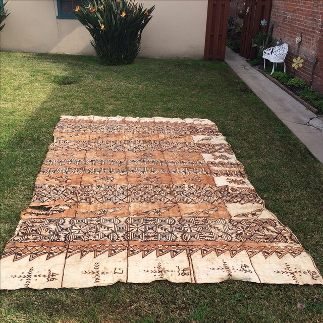 Tapa Cloth Wall Hanging Chairish