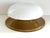 Mid-Century Italian Brass and Glass Flush Mount Light, 1960s For Sale - Image 13 of 16