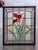 Glass Art Nouveau Stained Glass Panel, 1910 For Sale - Image 7 of 10