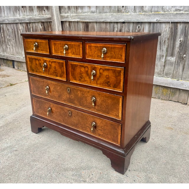 Baker Furniture Company Vintage Baker Georgian Chest of Drawers For Sale - Image 4 of 7