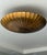 Bring sculptural elegance to your home with this handmade pure brass semi-flush ceiling light. Its scalloped, fluted shade...