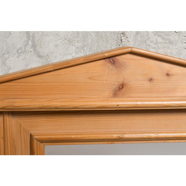 Vintage Wall Mirror in Wood For Sale - Image 5 of 7