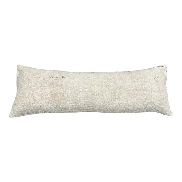 Turkish Hemp Pillow Cushion Natural Beige Brown Cushion Cover 14x40 For Sale