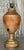 Mid 20th Century Vintage Boho Gilt Tipped Turned Wood Lamp For Sale - Image 5 of 7