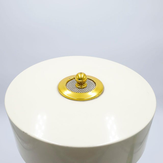 Circa 1940. We offer this Art Deco Table Lamp. Crystal. The lamp has a beautiful 3-light level crystal switch (watch video).