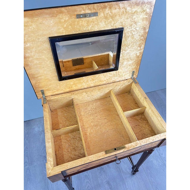 Napoleon III Inlaid Dressing Table For Sale - Image 9 of 10