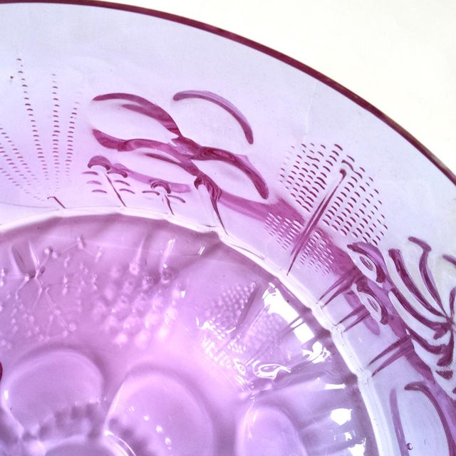 Mid-Century Modern Large Glass Bowl by Oiva Toikka for Iittala, 1960s For Sale - Image 3 of 10