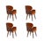 Louis I Dining Chairs by Ottiu, Set of 4 For Sale - Image 10 of 14