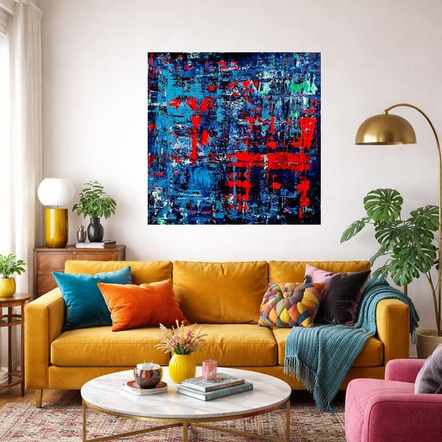 This listing is for a 40 x 40 inch limited edition print on stretched canvas, with a certificate of authentication. The...