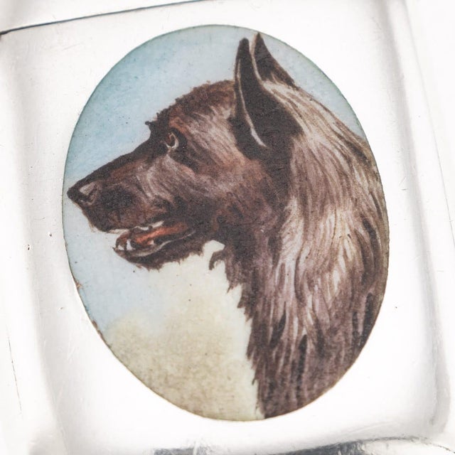 Antique 20th Century Edwardian Silver Vesta Case with Enamel Detailing, 1903 For Sale - Image 9 of 12