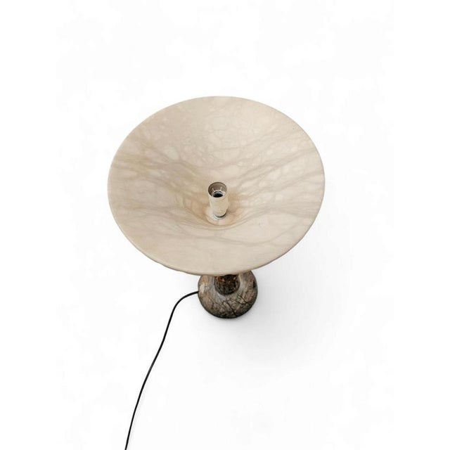 Alabaster Table Lamp from Pegasan, Spain, 1970s For Sale - Image 6 of 14