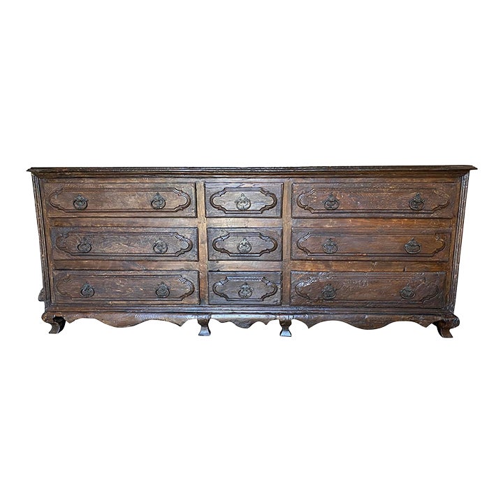 Dark Wood Commode - 17th Century Italian Sacristy Commode | Chairish