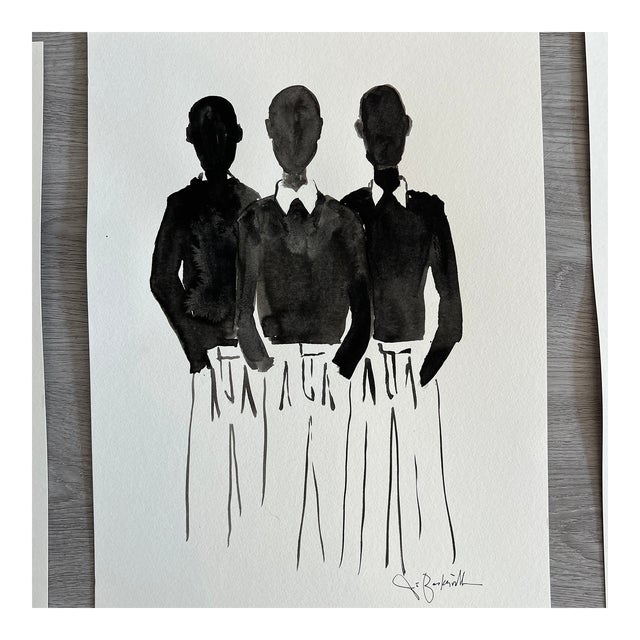 Ink Wash Series by Jo Baskerville For Sale