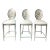 Late 20th Century Spiral Counter Stools- Set of 3 For Sale