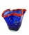 This small but full of charm ruffled handkerchief vase is a hand-blown art glass made by a glass artist who was probably...