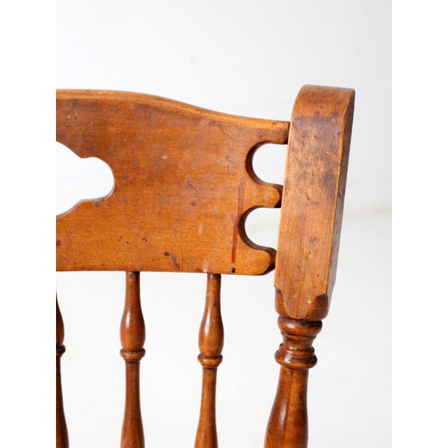Early 20th Century Antique Richardson Brothers Colonial Revival Side Chair For Sale - Image 5 of 13