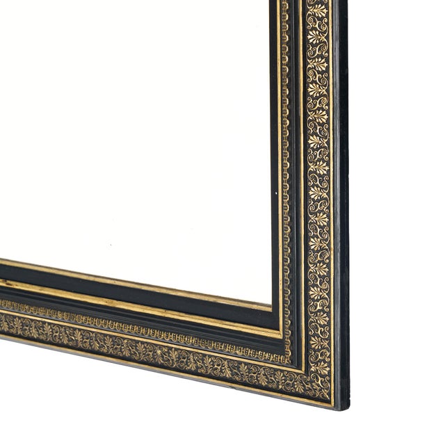 Black Napoleon III Period French Mirror For Sale - Image 8 of 9