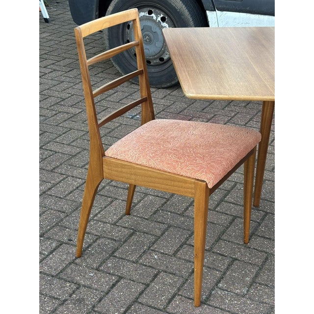 Wood Set of Mid-Century Teak Extending Dining Table & Chairs from McIntosh For Sale - Image 7 of 18