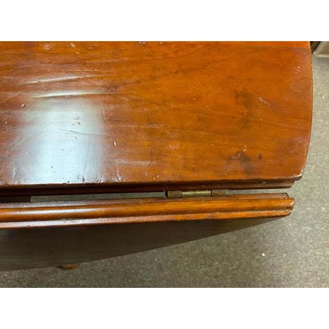 20 Century Handcrafted Cherry Hunt Table For Sale - Image 4 of 10