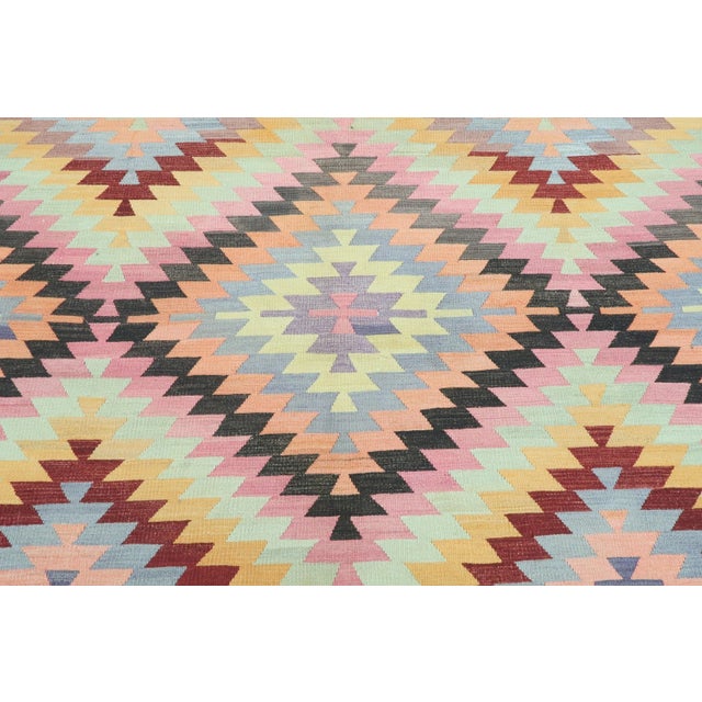 1960s Turkish Antalya Classic Kilim Rug For Sale - Image 6 of 12