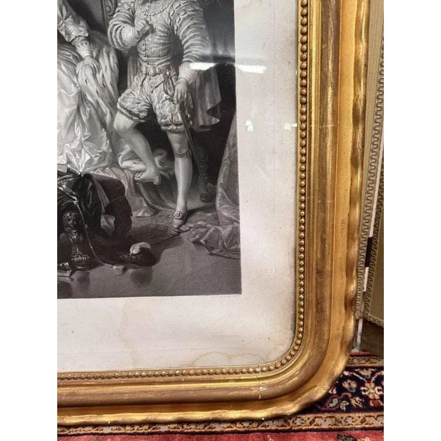 Pierre Cottin & Eduard Ender, Shakespeare at the Court of Elizabeth I, 1800s, Print For Sale - Image 8 of 10