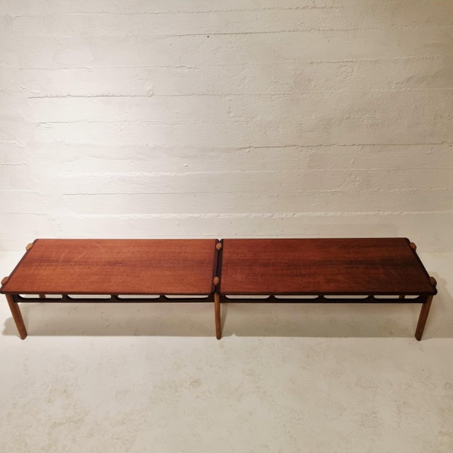 Vintage Bench by William Watting for Scanflex, 1950s For Sale - Image 14 of 17