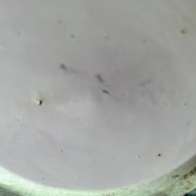 Early 20th Century Gold Ceramic Porcelain Glazed Lotus Chalice Vase/Planter Signed For Sale In Chicago - Image 6 of 12