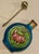 Late 20th Century Colorful Enamel Snuff Bottle Perfume W/Cat & Butterfly Pink Green Blue For Sale - Image 9 of 11