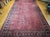 Red Vintage Oversize Tabriz Design Rug, Hand-Knotted Wool, Allover Geometric Pattern, Pale Red & Navy, 13x24 For Sale - Image 8 of 16
