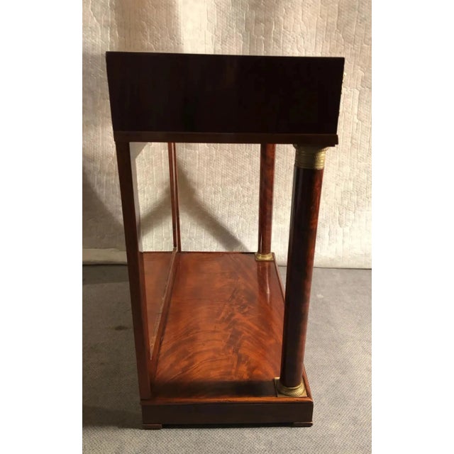 Empire Console Table, France 1810, Mahogany For Sale In Boston - Image 6 of 8