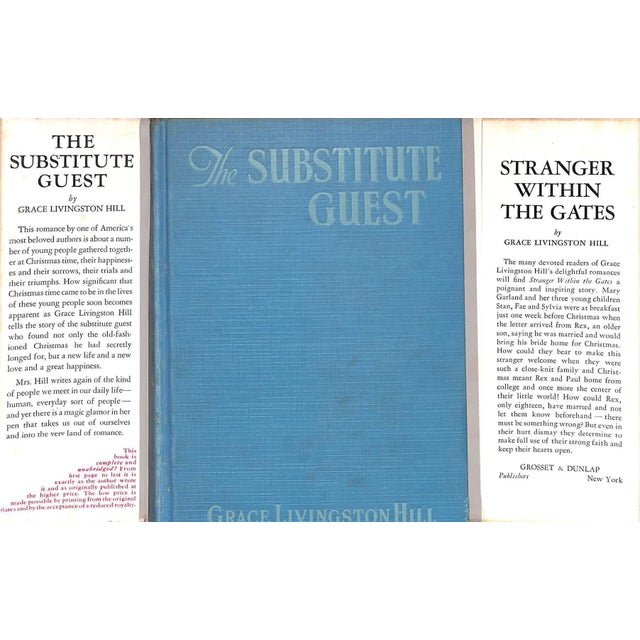 Traditional "The Substitute Guest" 1936 Hill, Grace Livingston For Sale - Image 3 of 4